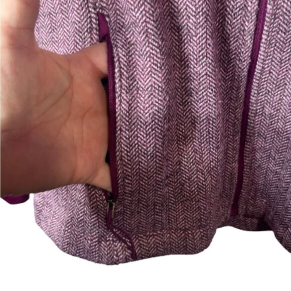 Columbia Holy Glow herringbone jacket PURPLE WOMANS MEDIUM - Picture 5 of 9